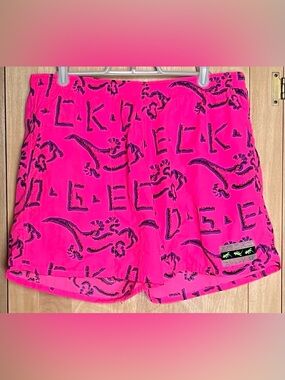 Gecko Hawaii Rad Hot Pink Petro Volley Shorts